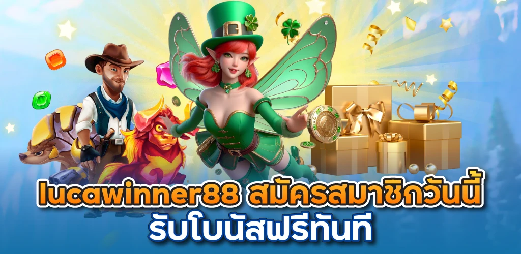 lucawinner88 สมัครสมาชิกวันนี้ รับโบนัสฟรีทันที